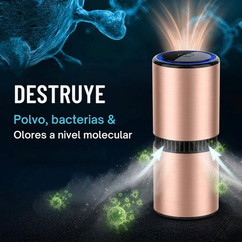 Purificador de aire iónico Rosa Metalizado
