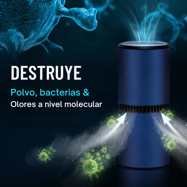 Purificador de aire iónico Rosa Metalizado