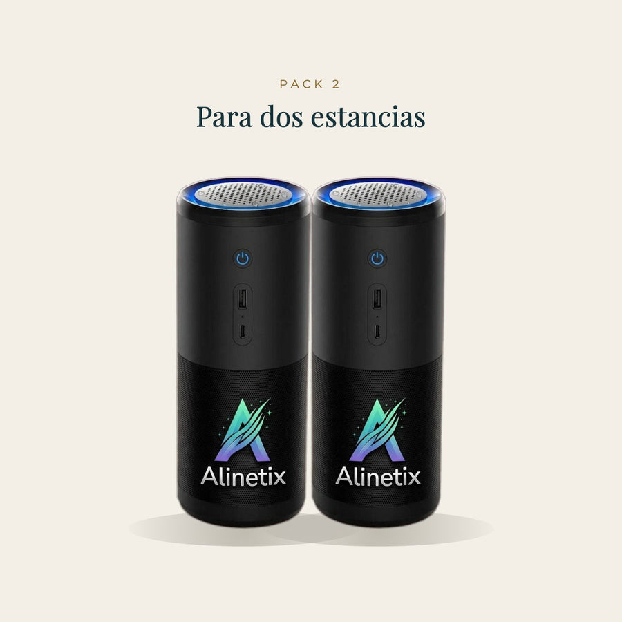 Pack de 2 purificadores Alinetix Black Apache